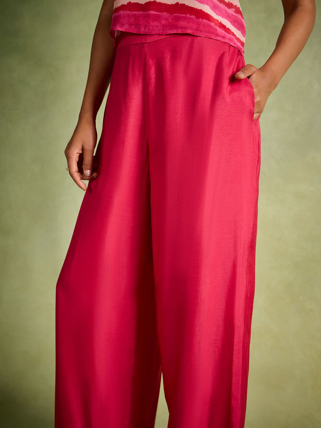 Wide-Leg Pants β Pink - Image 3