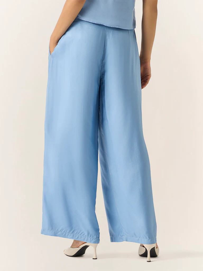 Wide-Leg Pants β Blue - Image 4