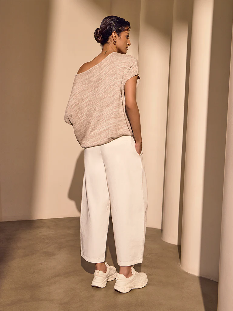 Wide-Leg Pants – Off White - Image 4