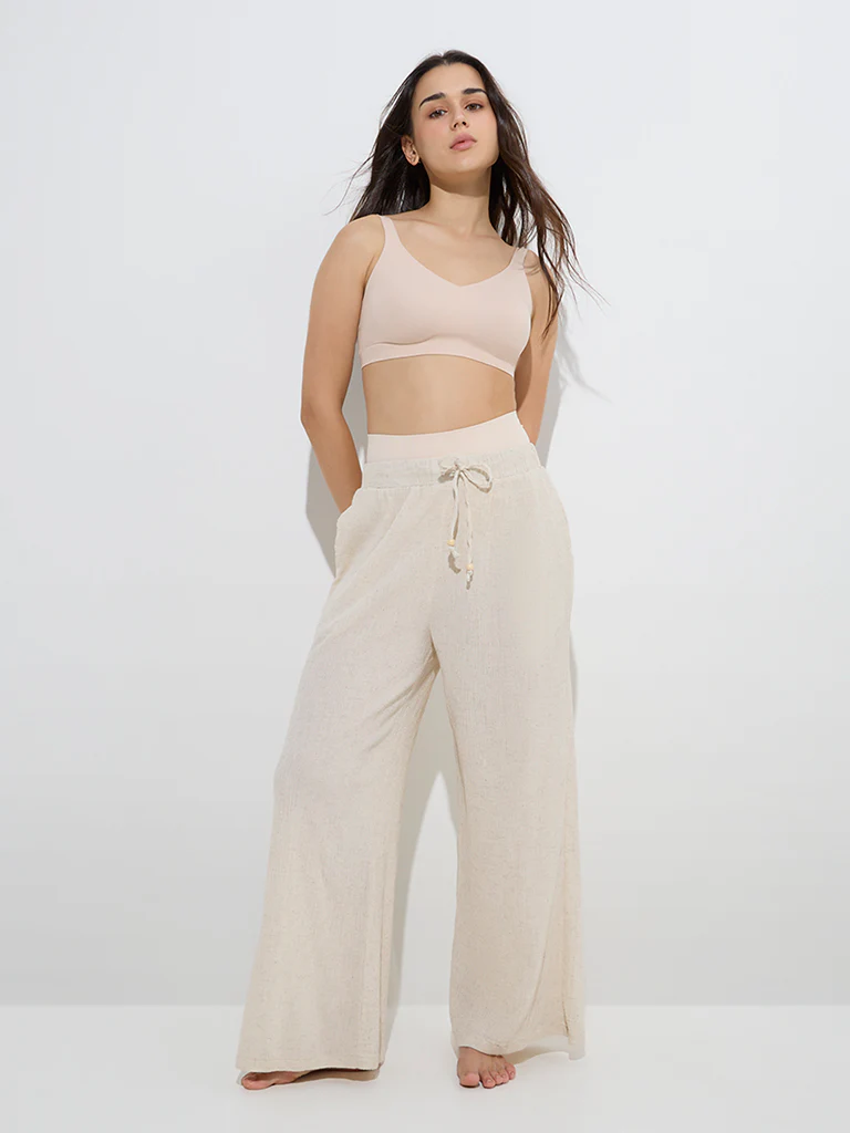 Wunderlove Beige Invisible Padded Bra