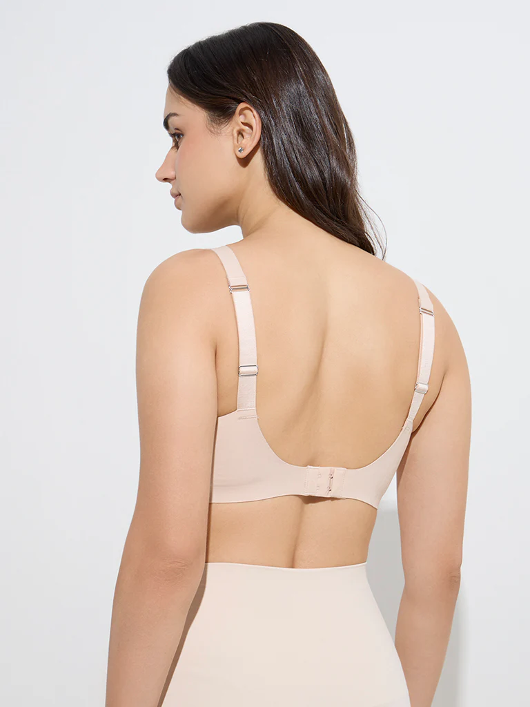 Wunderlove Beige Invisible Padded Bra - Image 6