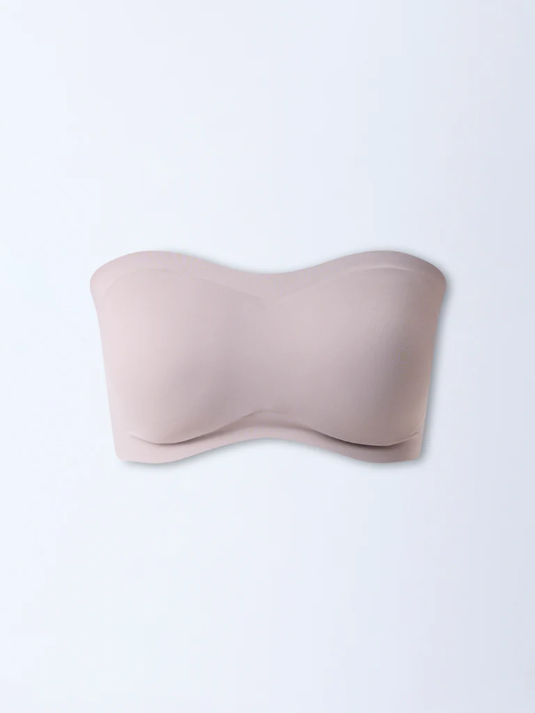 Wunderlove Beige Invisible Supergrip Padded Bra - Image 5