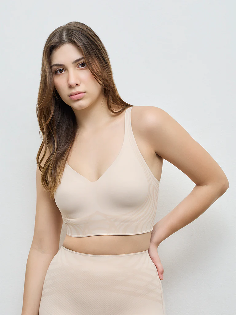 Wunderlove Beige Shadow Sculpt Padded Bra - Image 2