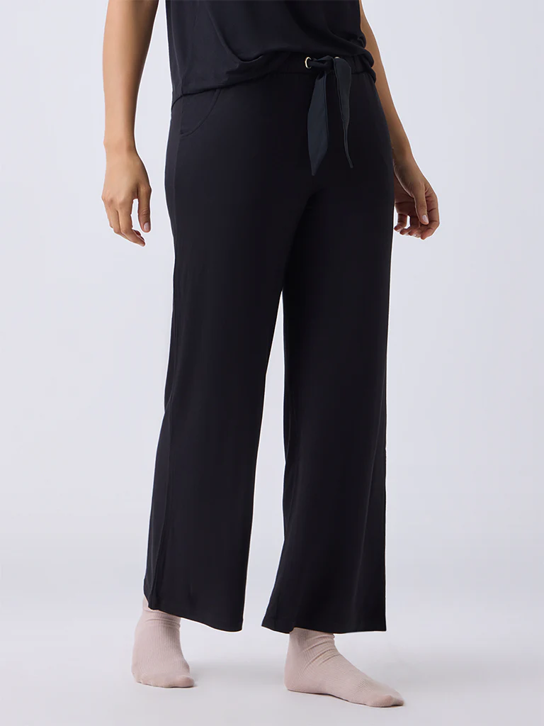 Wunderlove Black High-Rise Pants - Image 2