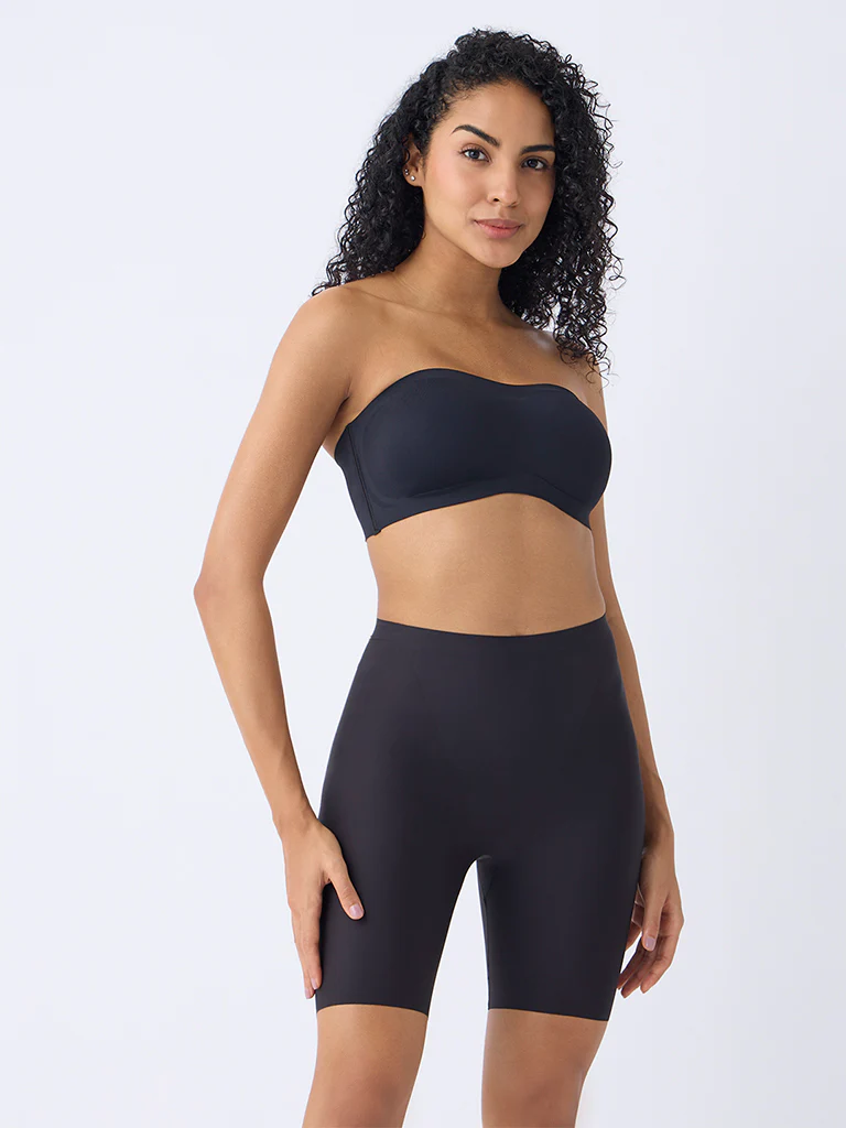 Wunderlove Black Invisible Supergrip Padded Bra