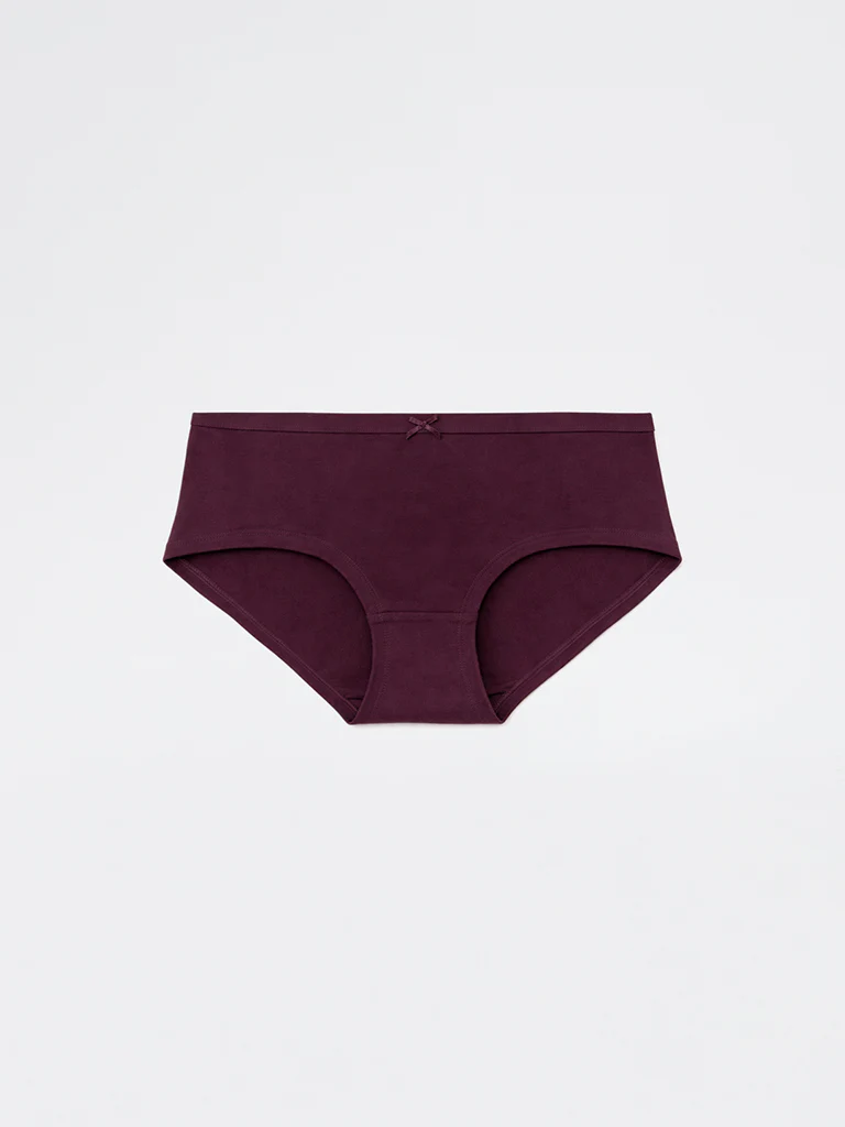 Wunderlove Black Low-Rise Cotton-Blend Briefs - Pack of 3 - Image 6