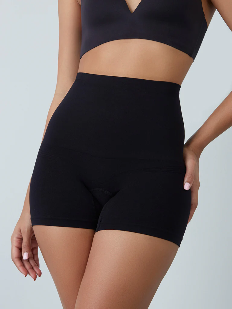 Wunderlove Black Shaping Shorts Pack of 2 - Image 5