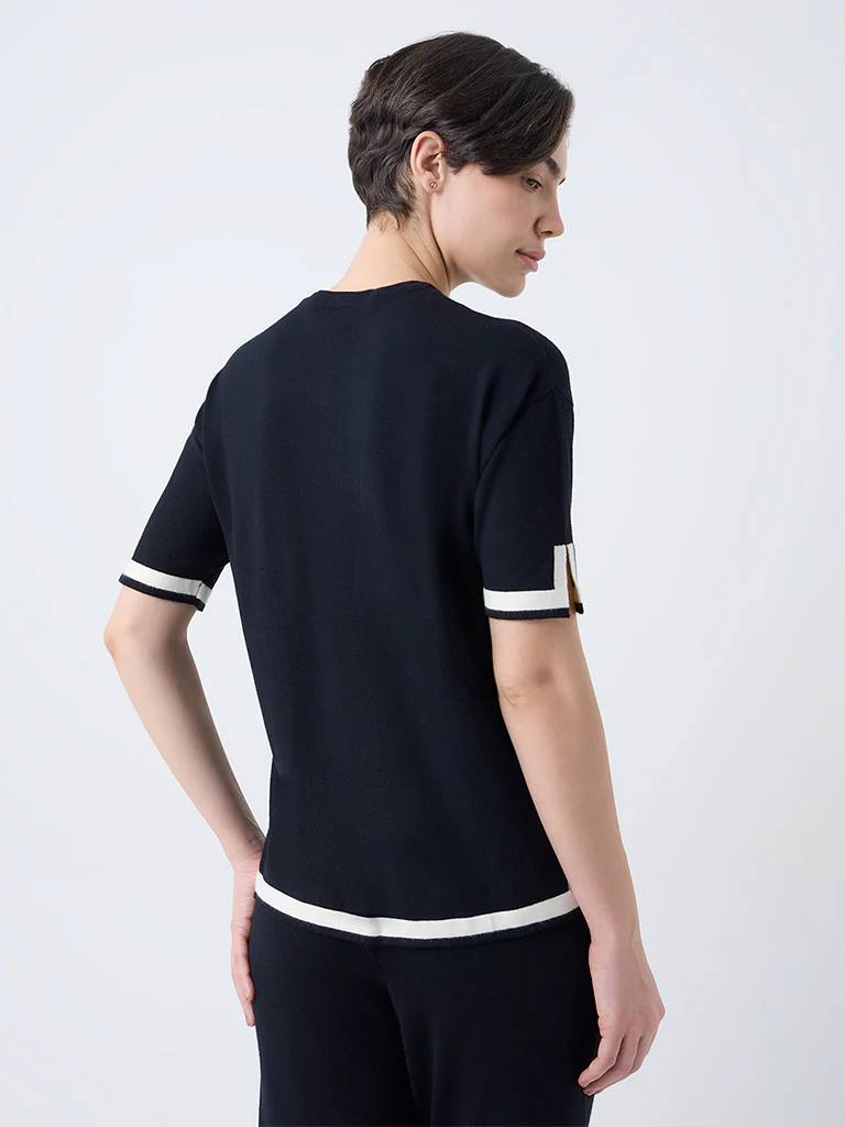 Wunderlove Black Solid Top - Image 4