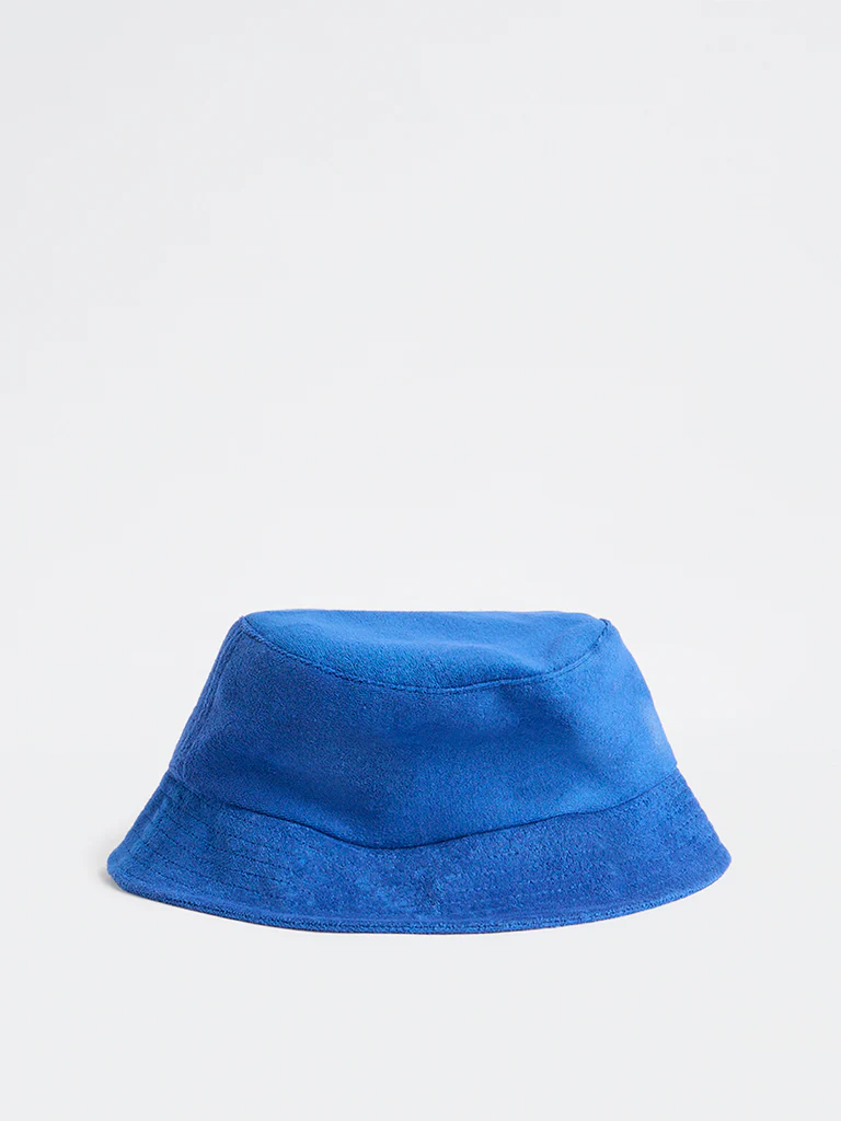 Wunderlove Blue Bucket Cotton Hat