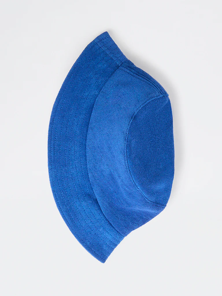 Wunderlove Blue Bucket Cotton Hat - Image 2