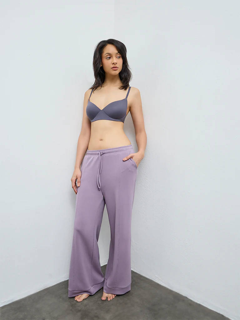 Wunderlove Charcoal Padded Bra - Image 2