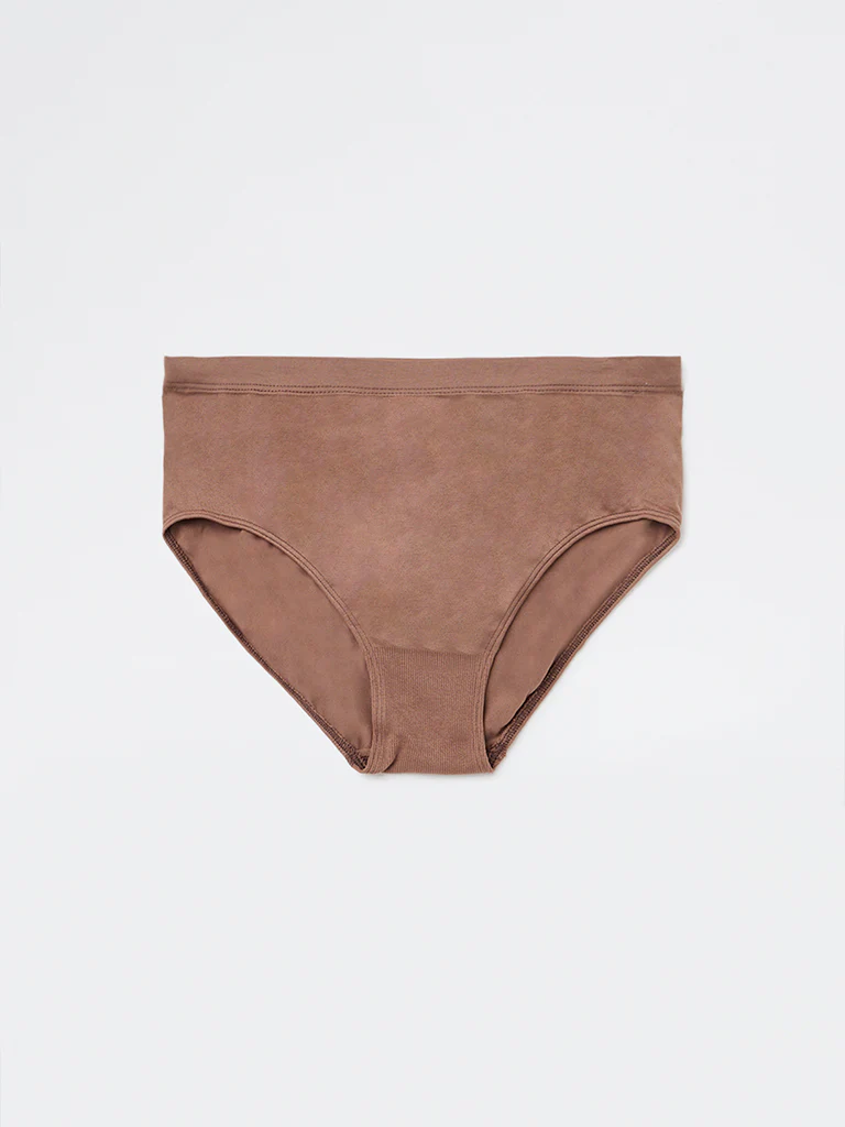 Wunderlove Dark Brown Seamfree Full Briefs - Image 2