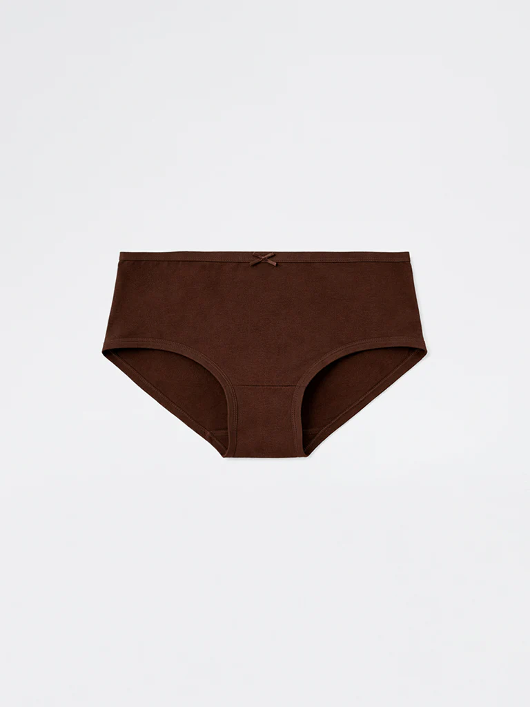 Wunderlove Light Taupe Animal Printed Low-Rise Cotton-Blend Briefs - Pack of 3 - Image 6