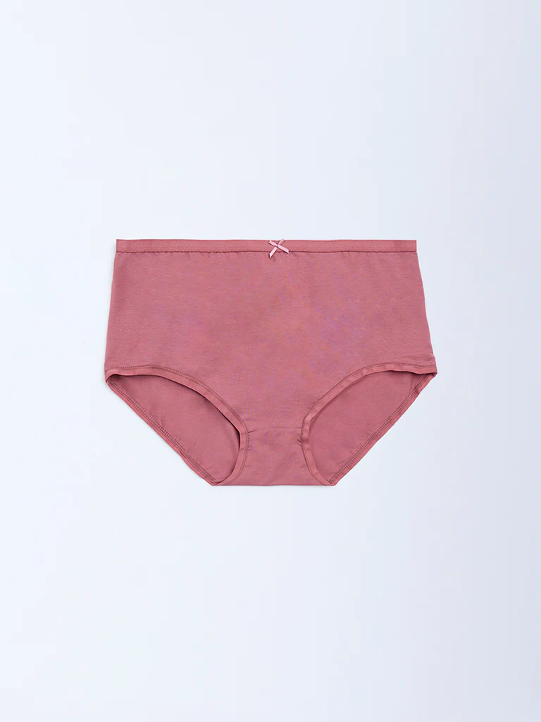 Wunderlove Multicolour Cotton-Blend Briefs - Pack of 3 - Image 3