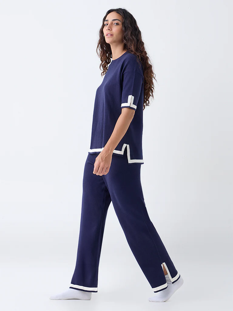 Wunderlove Navy Solid Top