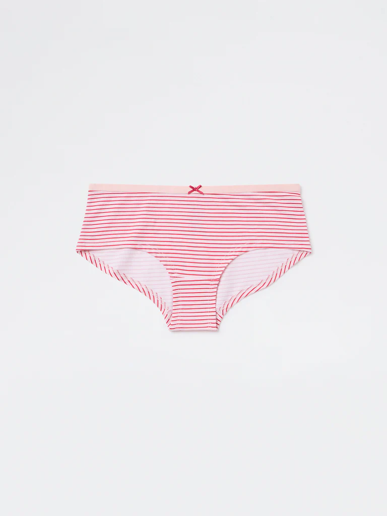Wunderlove Pink Low-Rise Cotton-Blend Briefs - Pack of 3 - Image 7