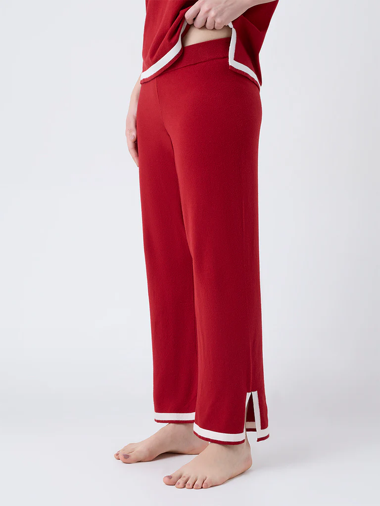 Wunderlove Red High-Rise Pants - Image 2