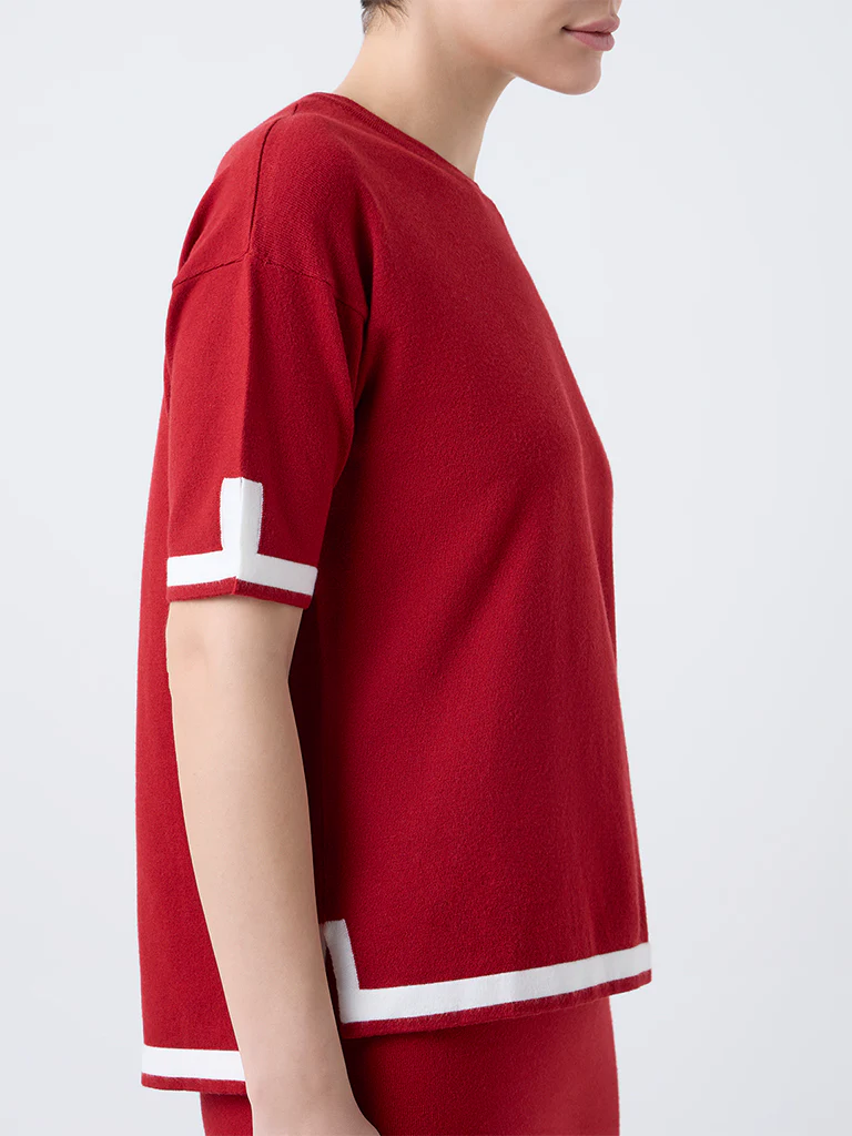 Wunderlove Red Solid Top - Image 3