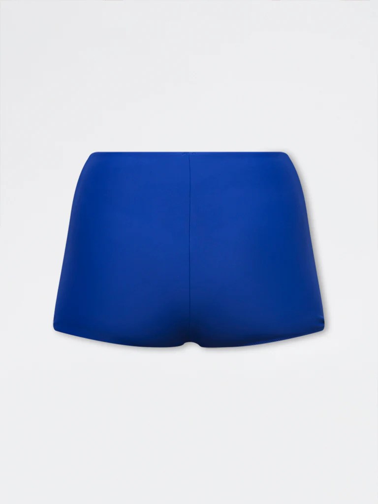 Wunderlove Swimwear Blue High-Waist Briefs - Image 5