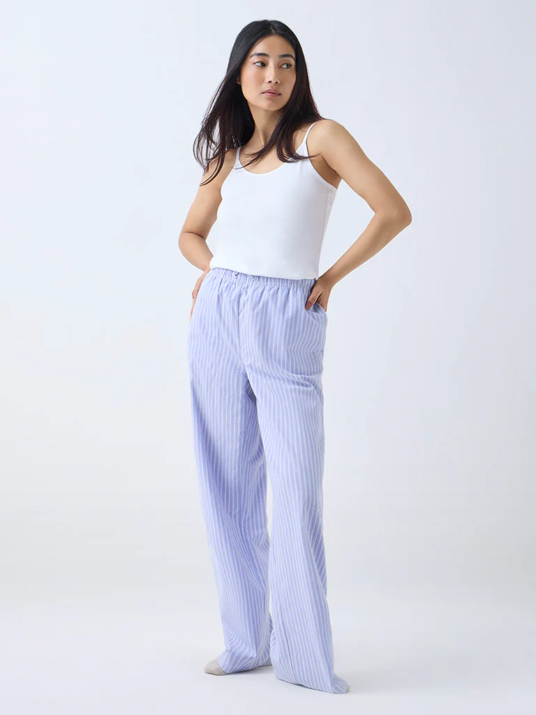 Wunderlove White Cotton-Blend Camisoles - Pack of 2 - Image 3