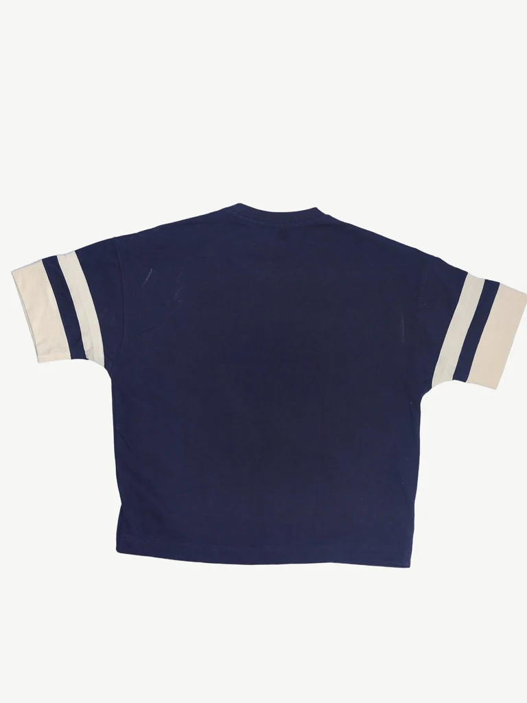 Y&F Kids Boys Black Brooklyn Graphic Print Cotton T-Shirt - Image 4