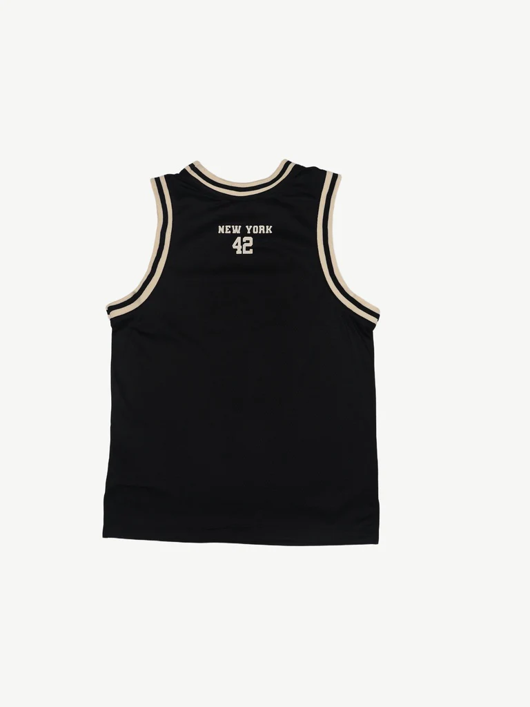 Y&F Kids Boys Black Printed Sleeveless T-Shirt - Image 4