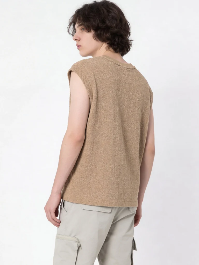 Y&F Kids Boys Brown Printed Cotton-Blend T-Shirt - Image 2