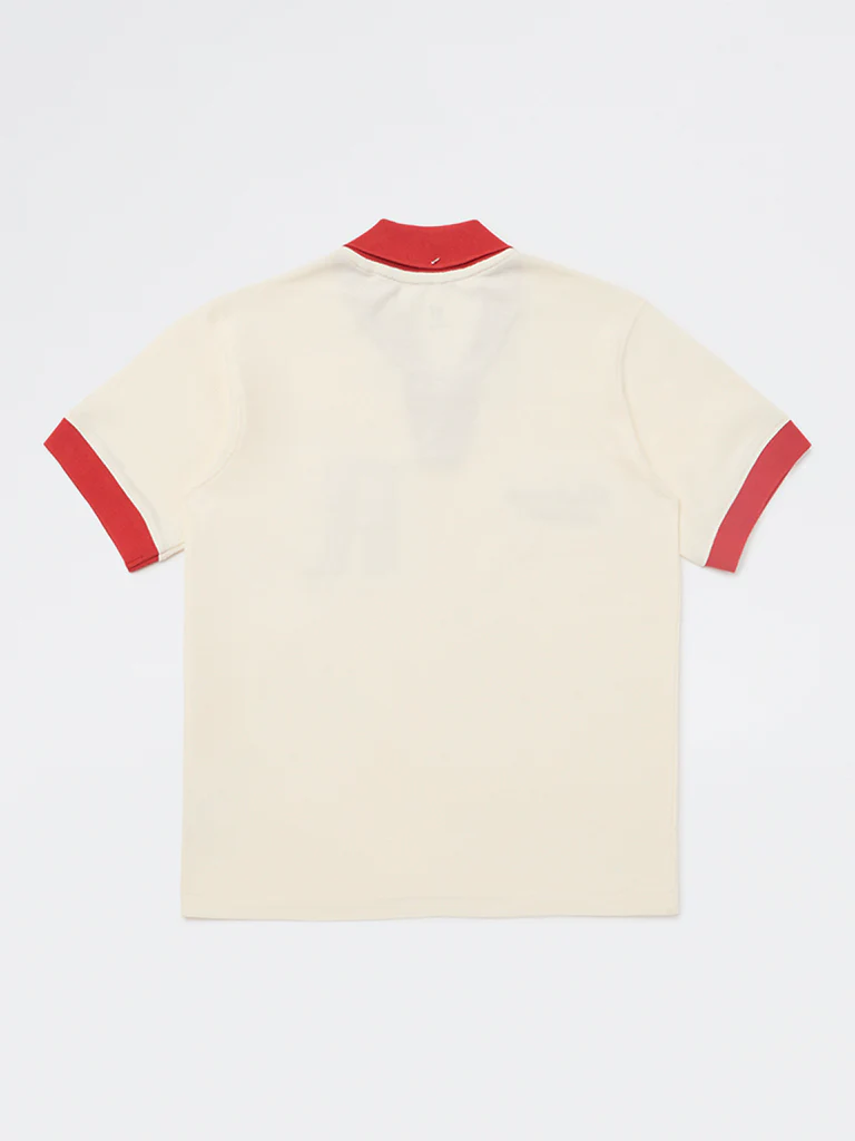 Y&F Kids Boys Cream Text Design Cotton T-Shirt - Image 2