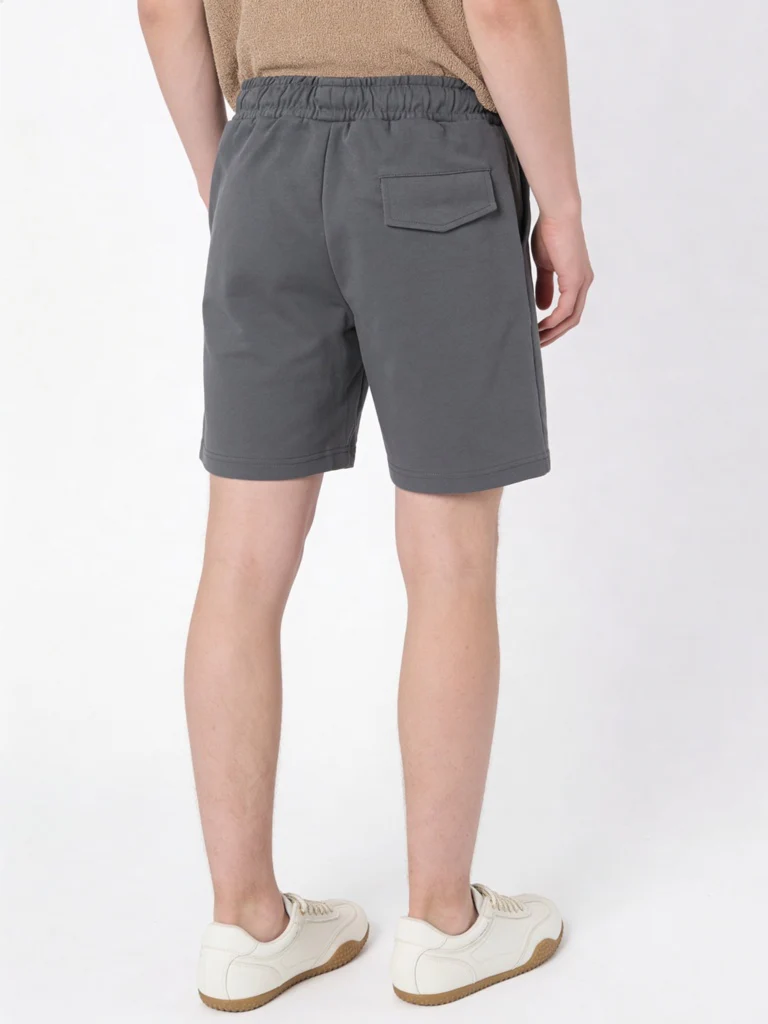 Y&F Kids Boys Dark Grey Mid-Rise Shorts - Image 2