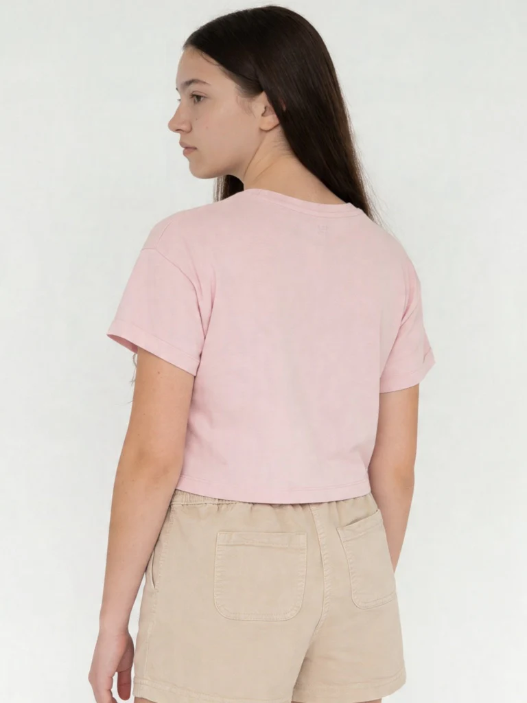 Y&F Kids Girls Pink Printed Cotton T-Shirt - Image 3