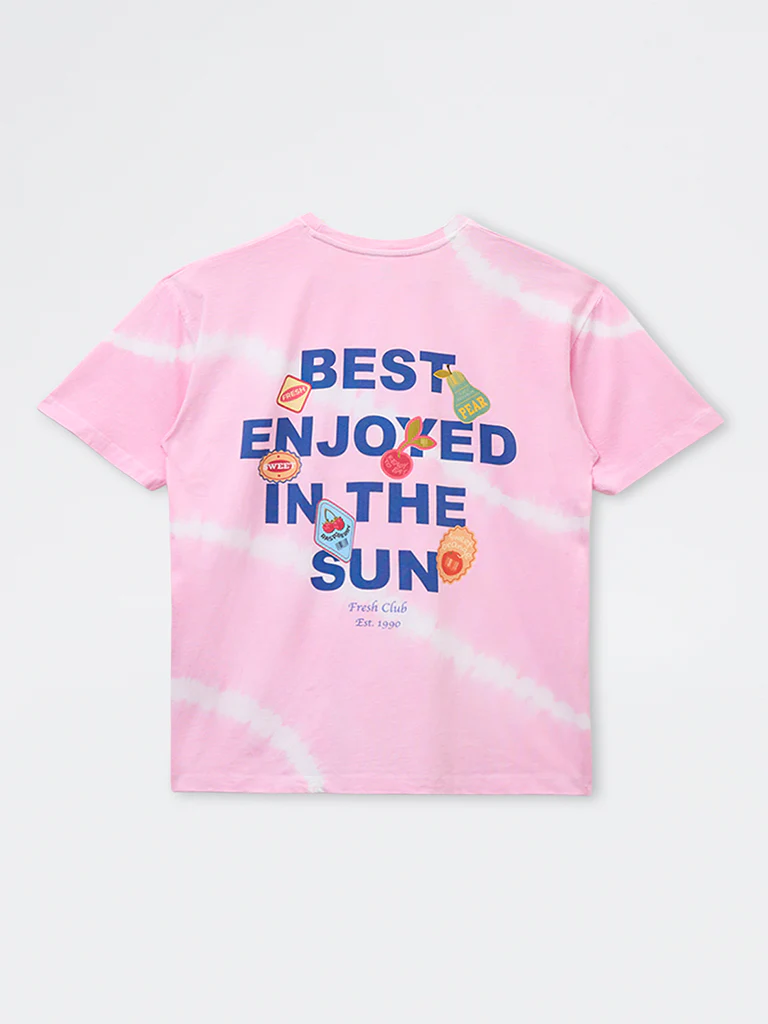 Y&F Kids Girls Pink Tie-Dye Design Cotton T-Shirt - Image 5