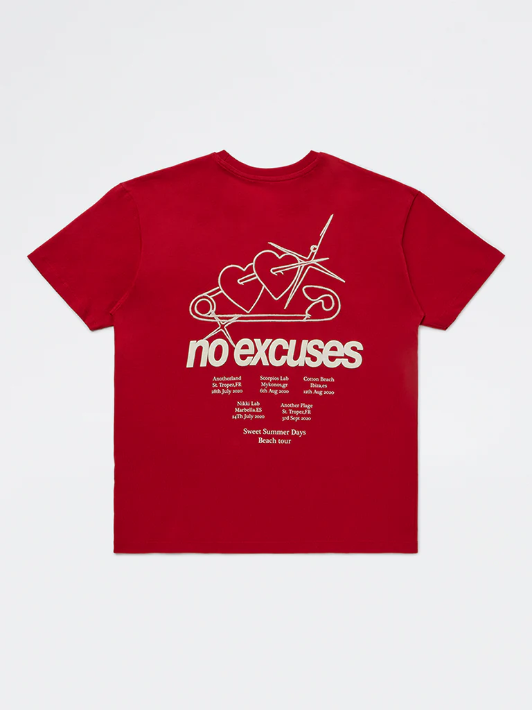 Y&F Kids Girls Red Typographic Cotton T-Shirt - Image 3