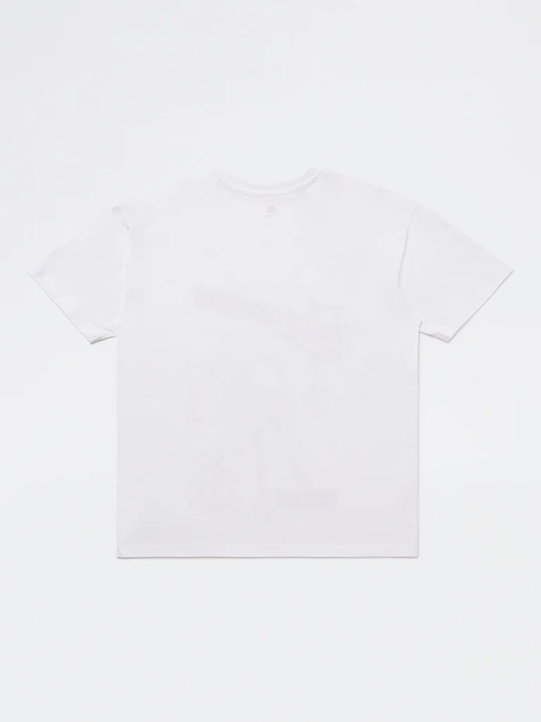 Y&F Kids Girls White Graphic Design Cotton T-Shirt - Image 3