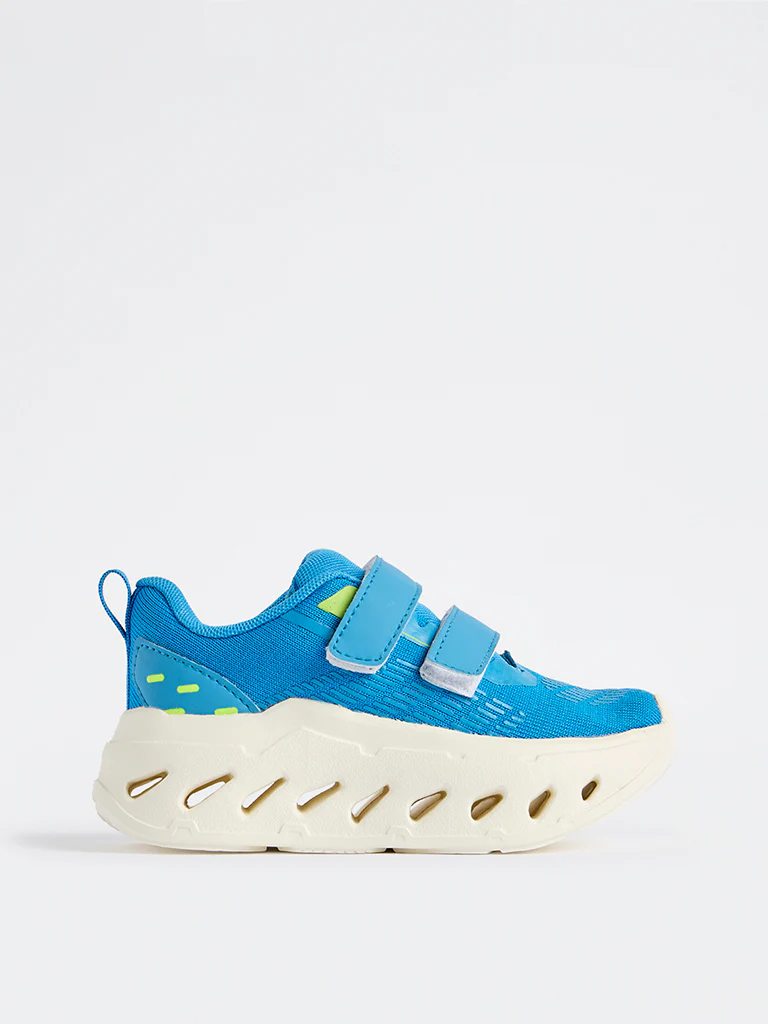 Yellow Blue Chunky Sneakers