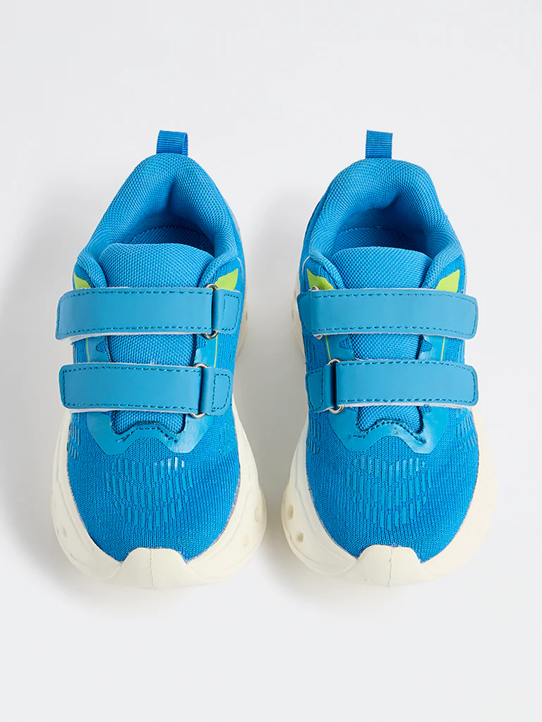 Yellow Blue Chunky Sneakers - Image 2