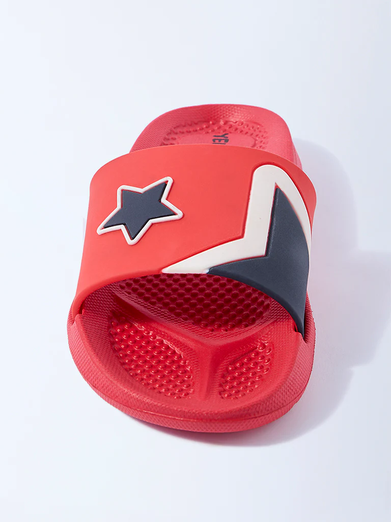 Yellow Red Star-Design Slides - Image 3
