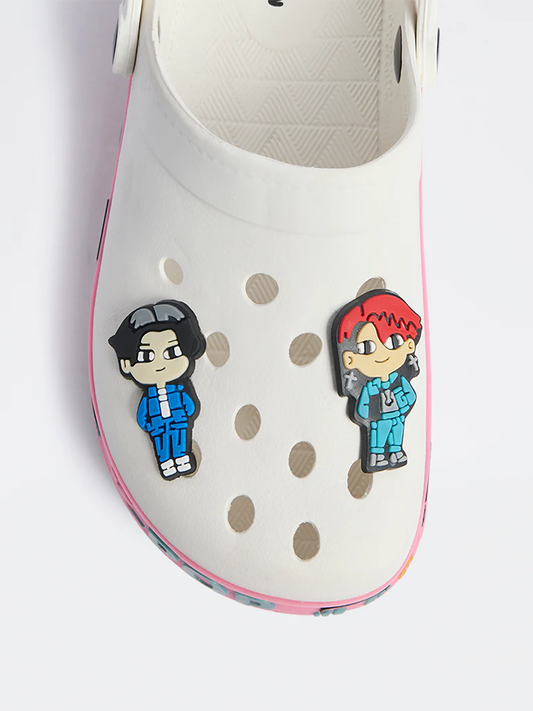 Yellow White K-Pop Inspired Clogs - Image 3