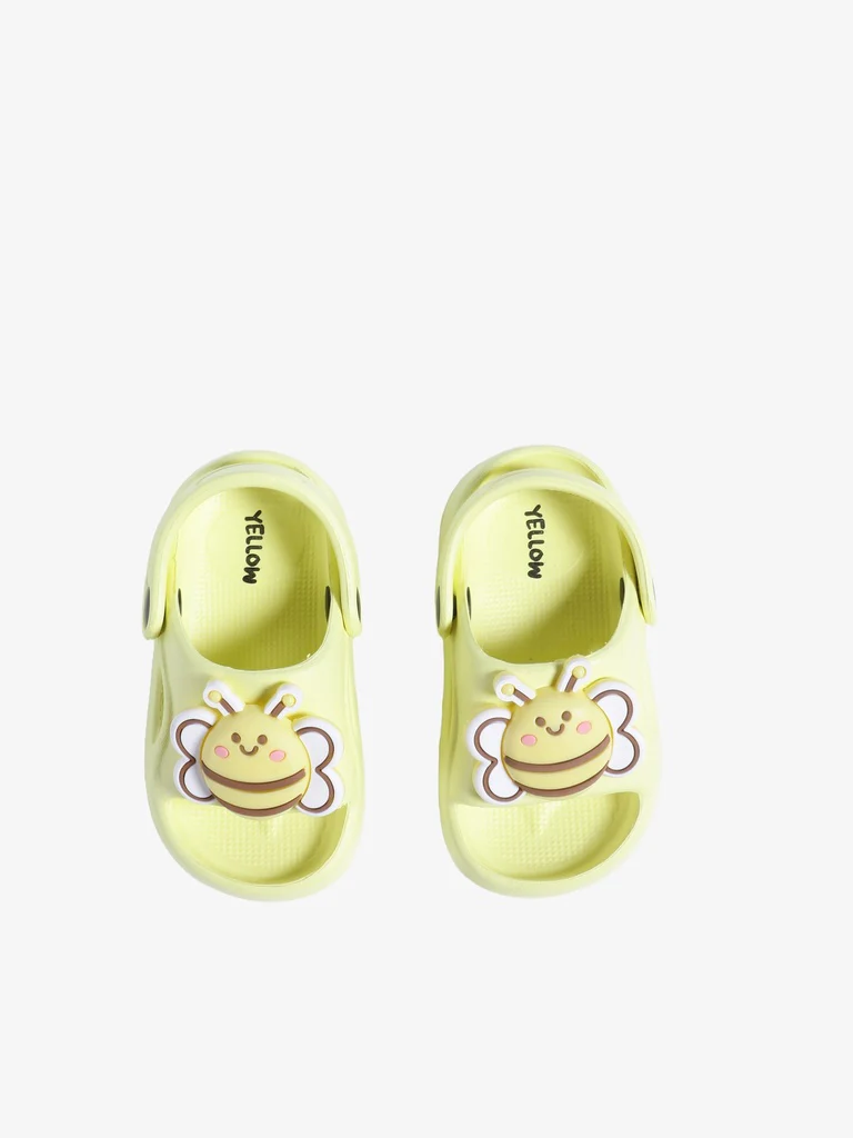 Yellow Yellow Bee Themed Comfort Clogs - Image 2