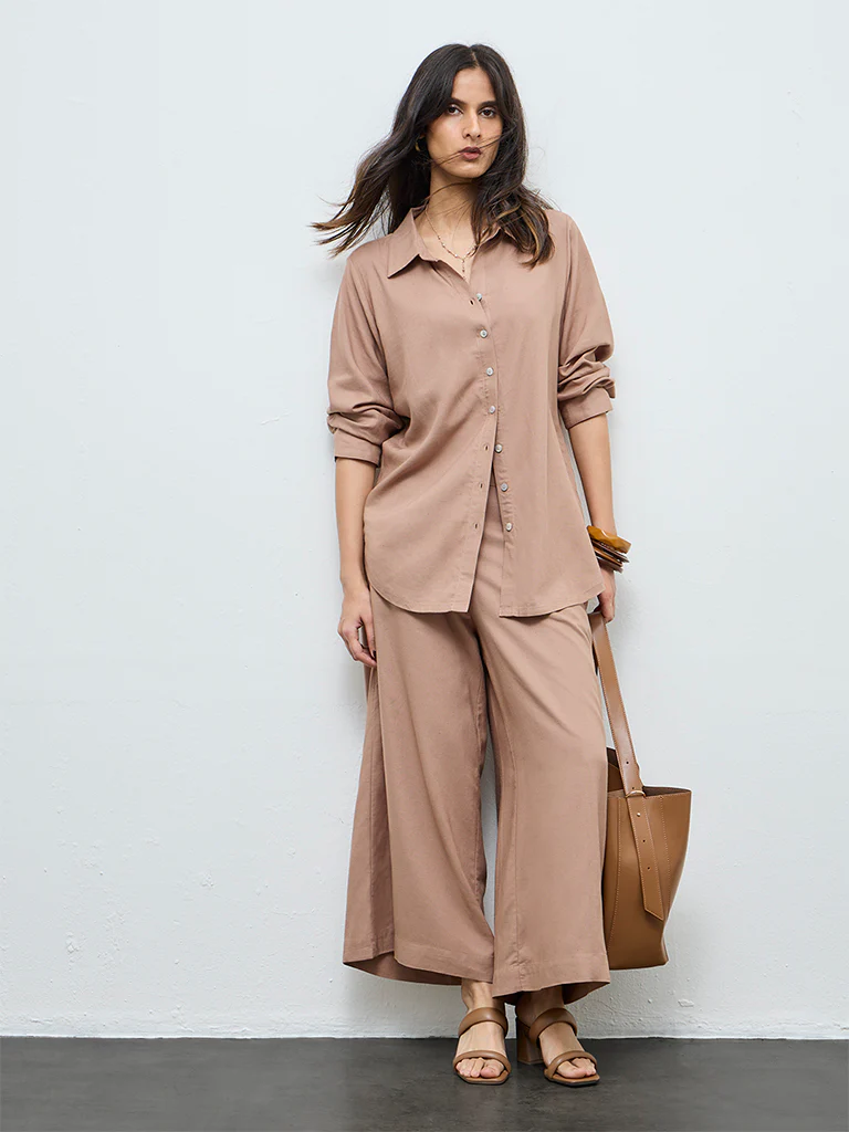 Zuba Brown Solid Tunic