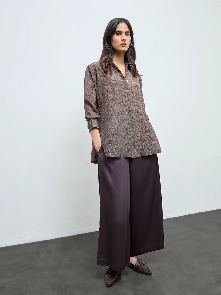 Zuba Charcoal Printed Tunic - Image 2
