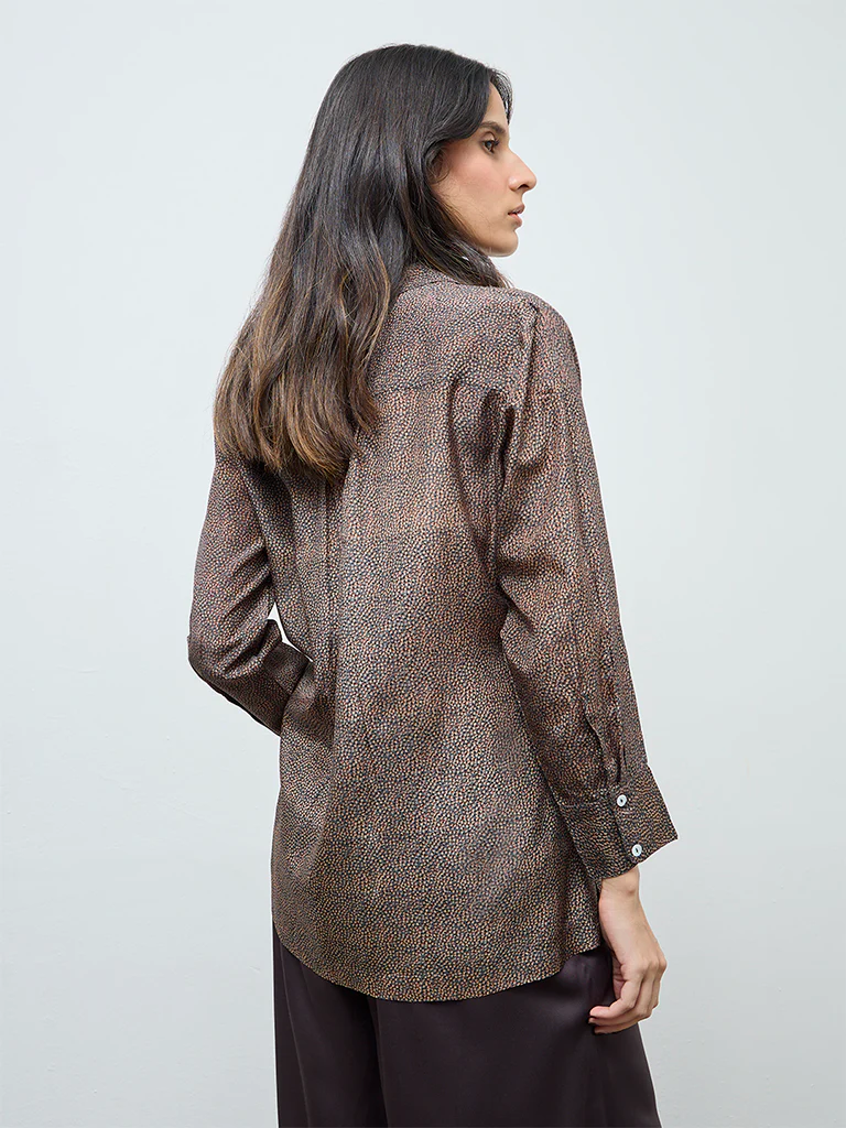 Zuba Charcoal Printed Tunic - Image 4
