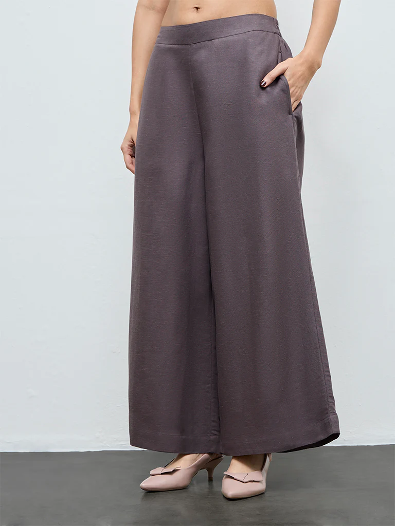 Zuba Charcoal Solid Pants