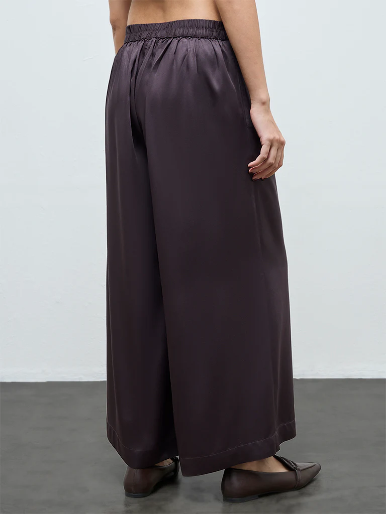Zuba Dark Grey Palazzos - Image 4