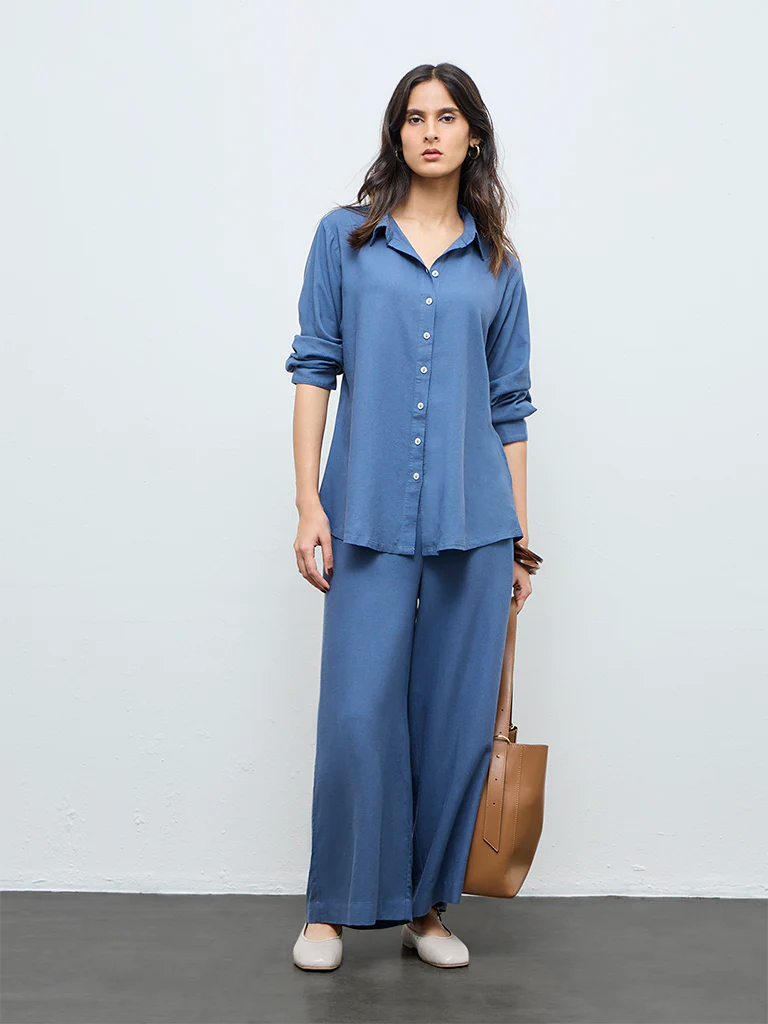 Zuba Indigo Solid Tunic - Image 2