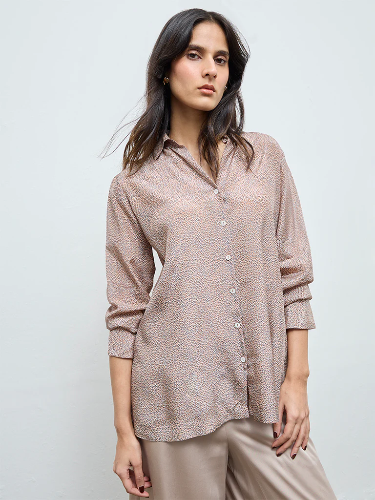 Zuba Rust Printed Tunic
