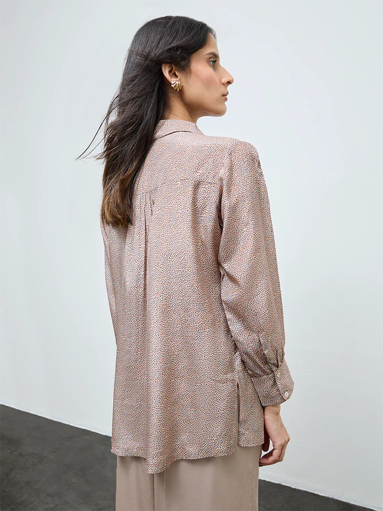 Zuba Rust Printed Tunic - Image 4